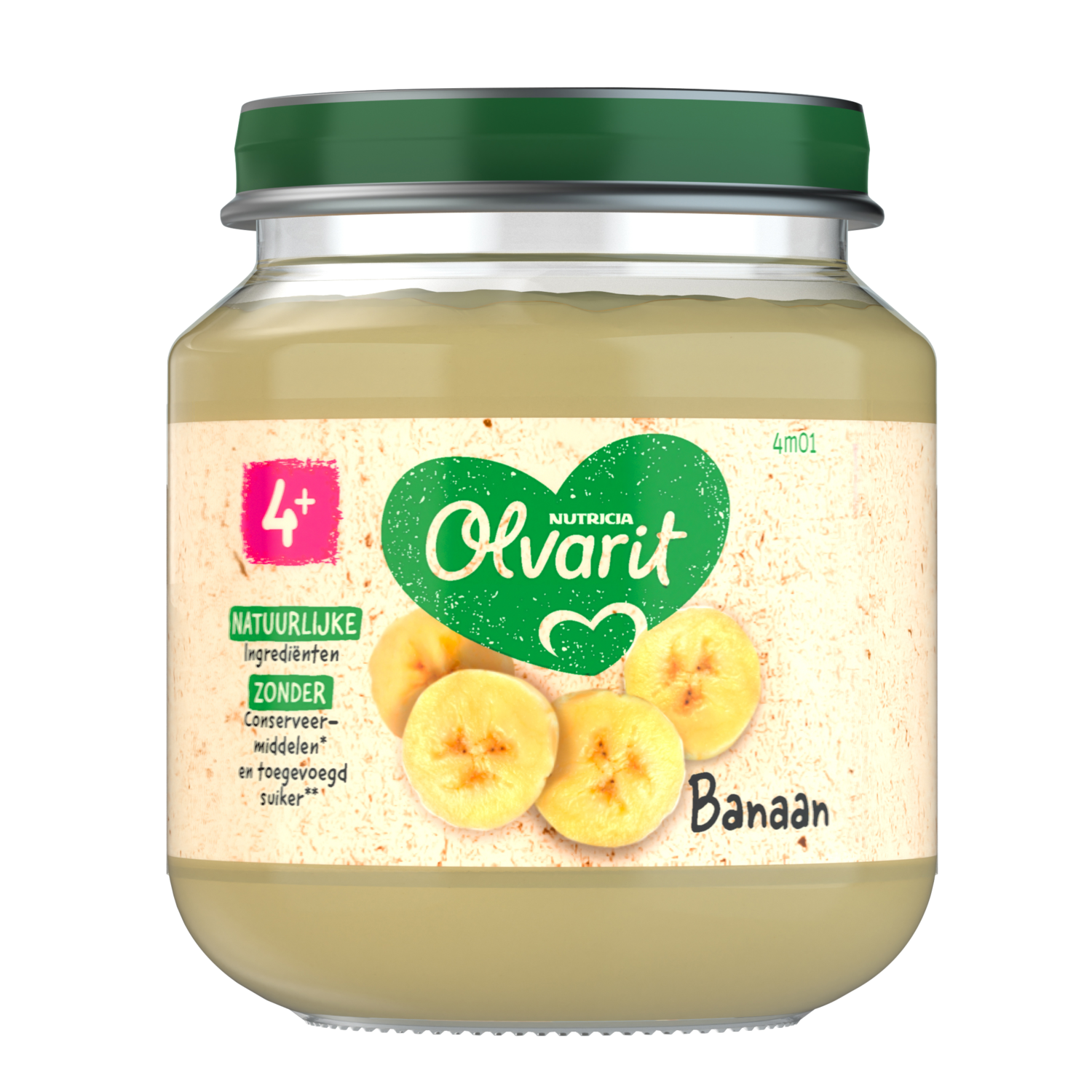 Olvarit 4+ Maanden Banaan