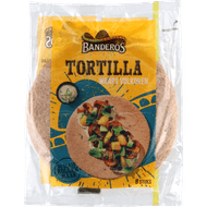 Banderos Tortilla wraps volkoren 8 stuks Foto van Banderos Tortilla wraps volkoren 8 stuks