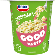 Unox Good pasta carbonara Foto van Unox Good pasta carbonara
