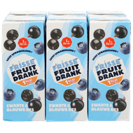 1 de Beste Frisse fruitdrank zwart en blauwe bes 1kcal 6 st. Foto van 1 de Beste Frisse fruitdrank zwart en blauwe bes 1kcal 6 st.