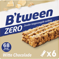 Foto van Hero B'tween zero witte chocolade 6 stuks