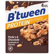 Foto van Hero Btween proteinreep pinda & chocolade 4 stuks