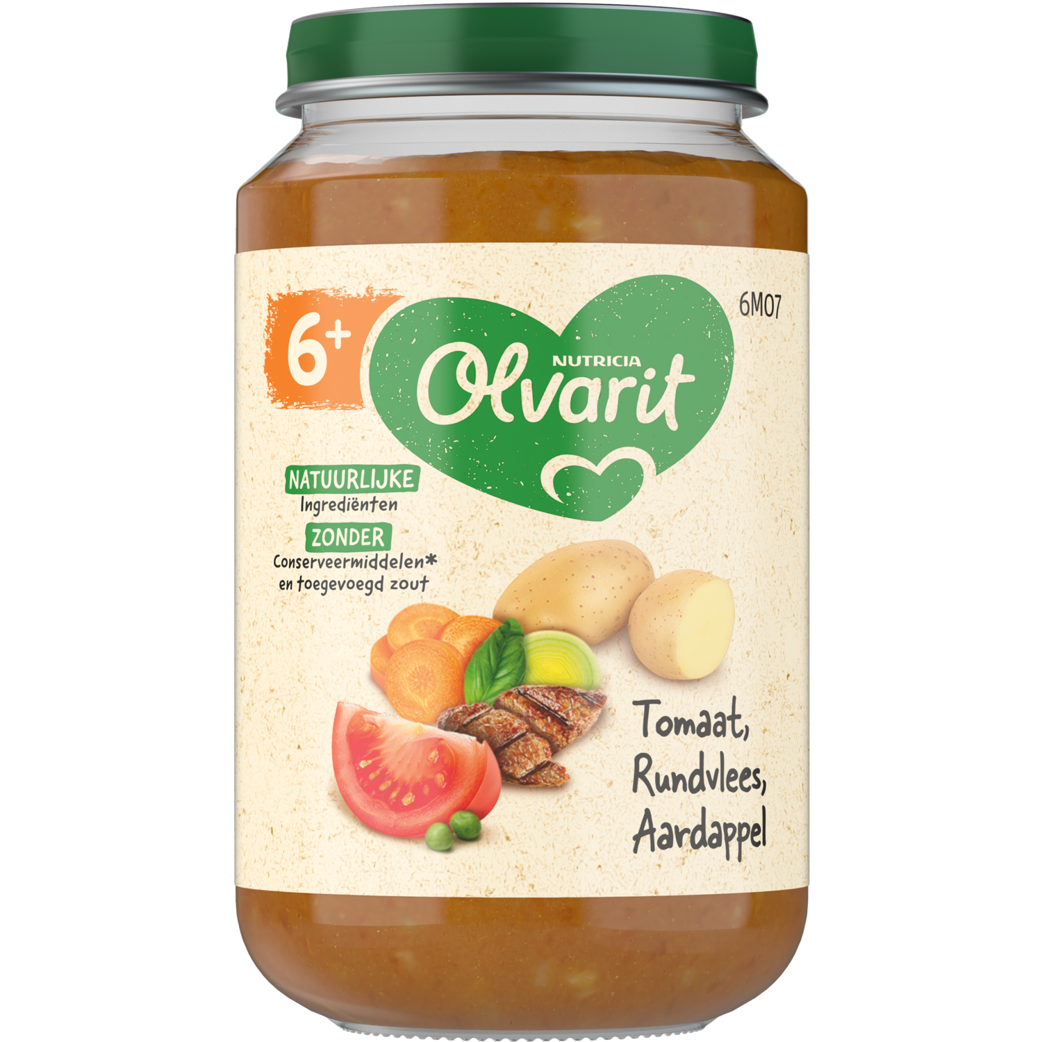 Olvarit 6+ Maanden Tomaat Rund Aardappel Wortel