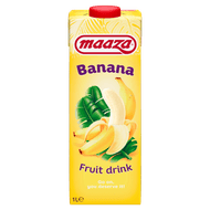 Maaza Banana juice drink Foto van Maaza Banana juice drink