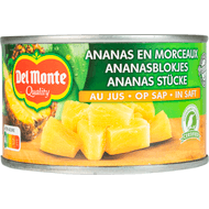 Del Monte Ananasblokjes op sap Foto van Del Monte Ananasblokjes op sap
