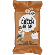 Foto van Marcel's Green Soap Reinigingsdoekjes sandalwood cardamom 60 st.