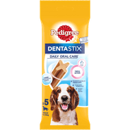 Pedigree Hondensnacks dentastix medium 5 st. Foto van Pedigree Hondensnacks dentastix medium 5 st.