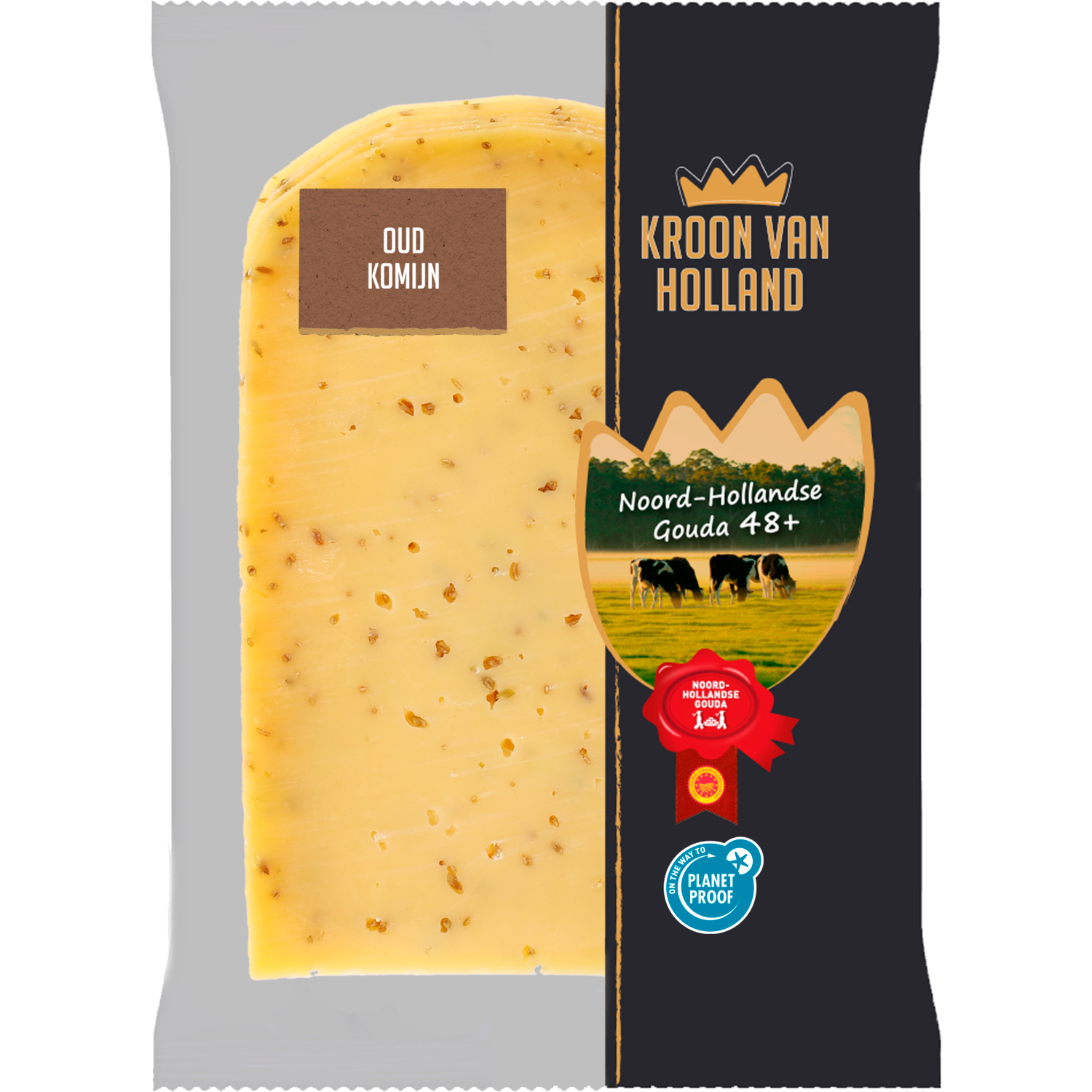 Kroon van Holland Komijn kaas oud 48+ plakken