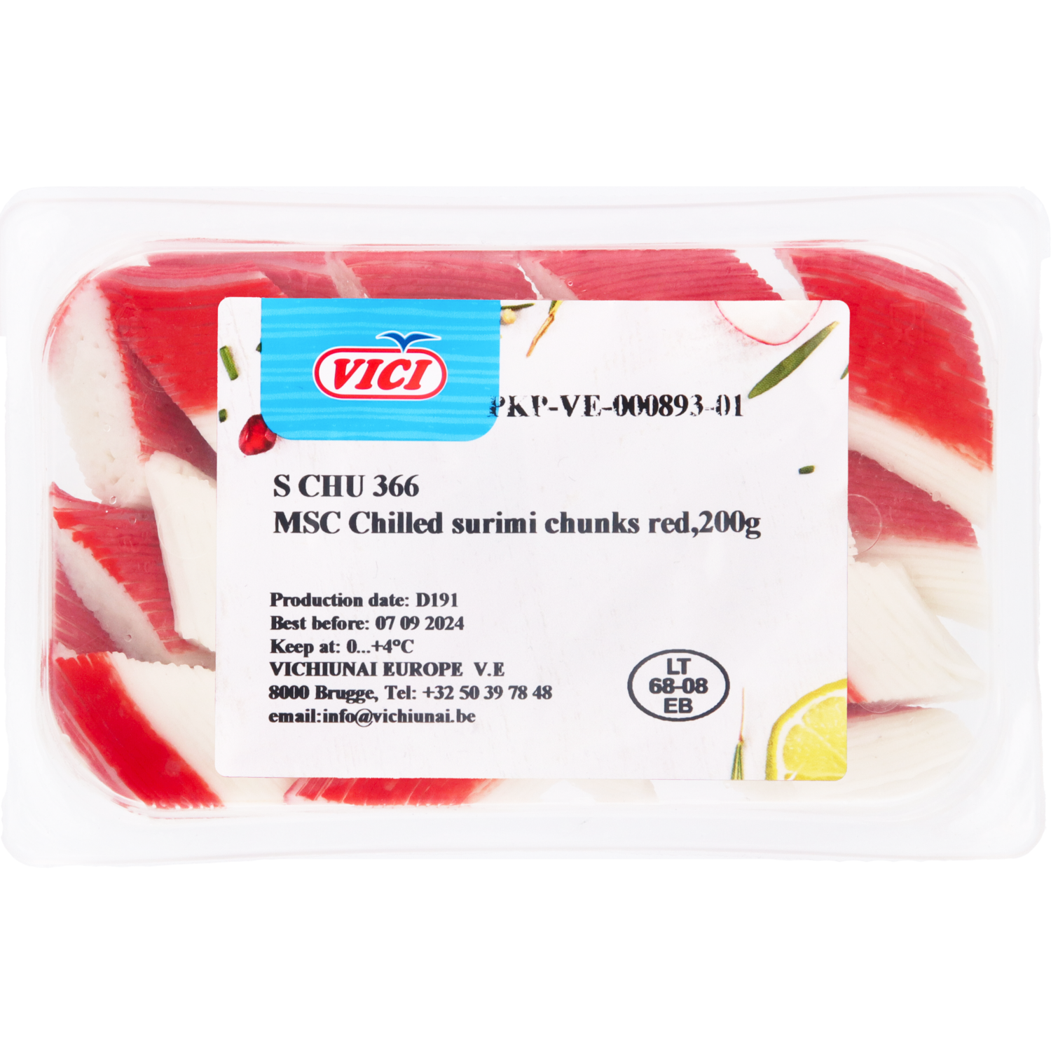 Surimi chunks