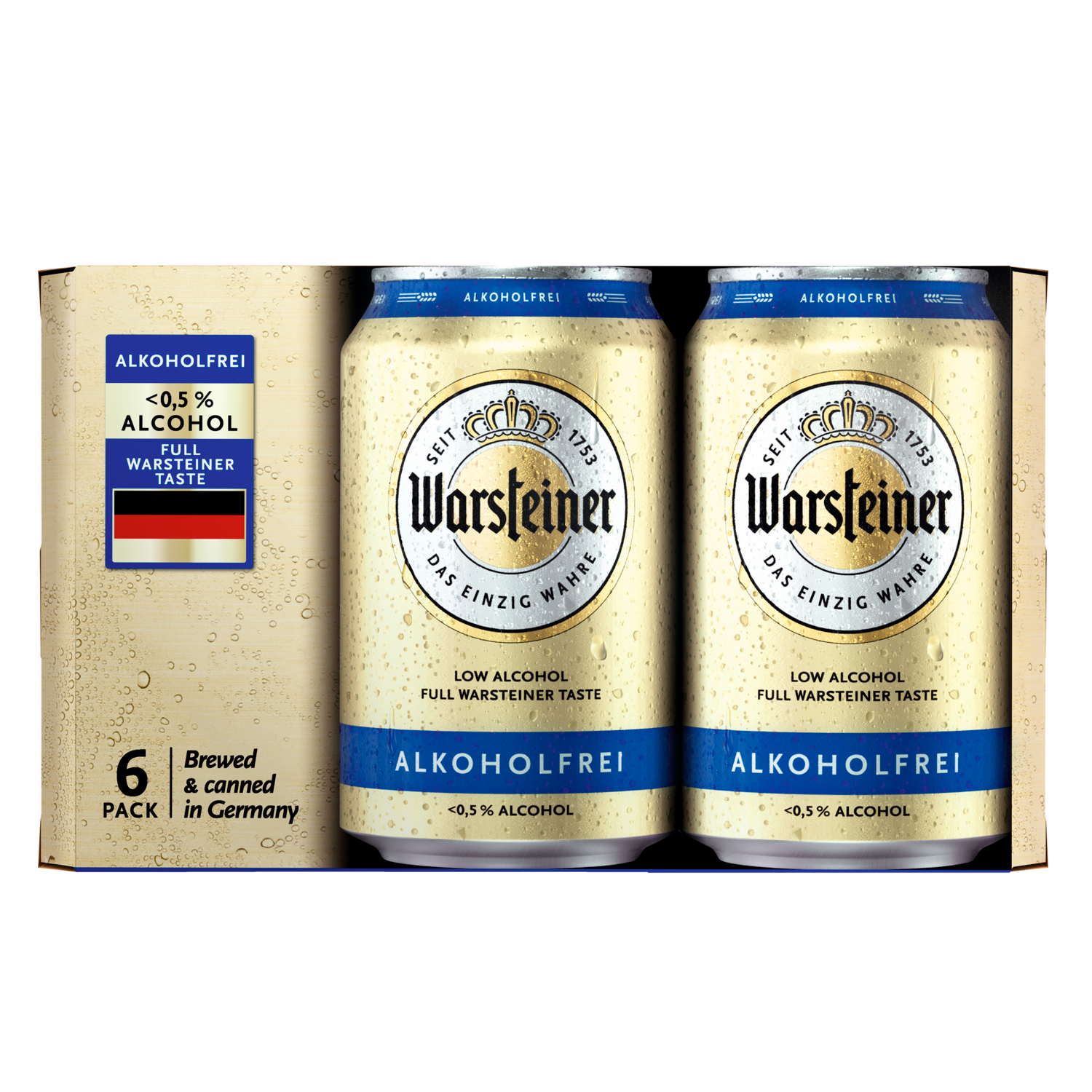 Warsteiner Pilsener alcoholvrij 6x33 cl