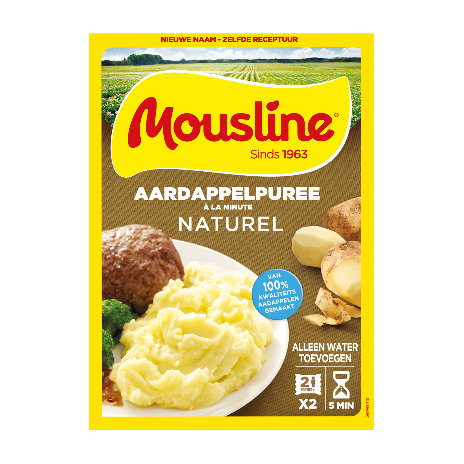 Mousline Puree a la minute naturel