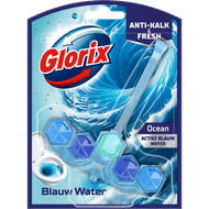 Glorix Toiletblok blauw water Foto van Glorix Toiletblok blauw water