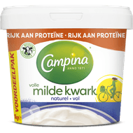 Campina Volle milde kwark naturel Foto van Campina Volle milde kwark naturel