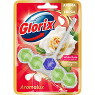 Glorix Toiletblok aroma white roses&tea tree oil Foto van Glorix Toiletblok aroma white roses&tea tree oil
