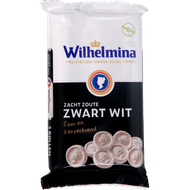Foto van Wilhelmina Zacht zoute zwart wit rol 3 stuks