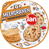 Jan Pannenkoeken meergranen 8 stuks Foto van Jan Pannenkoeken meergranen 8 stuks