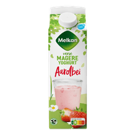 Melkan Vruchtenyoghurt aardbei Foto van Melkan Vruchtenyoghurt aardbei