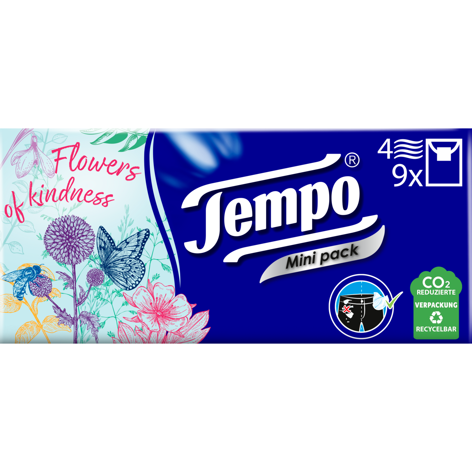 Tempo Zakdoekjes mini 4 laags