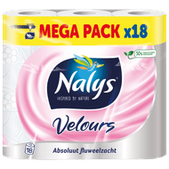 Foto van Nalys Toiletpapier 18 rollen velours