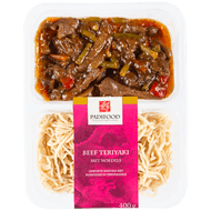 Foto van Padifood Beef teriyaki met noedels