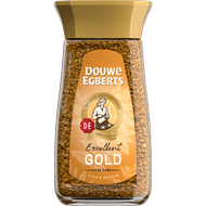Douwe Egberts Pure Gold oploskoffie Foto van Douwe Egberts Pure Gold oploskoffie