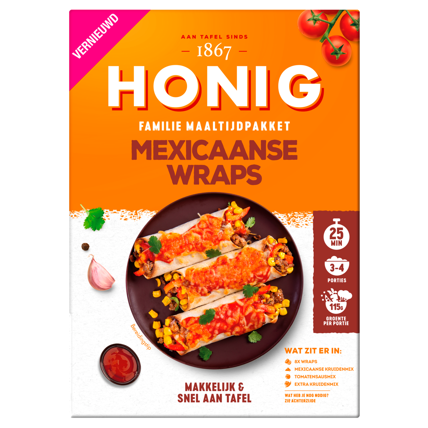 Honig Maaltijdpakket mexicaanse wraps