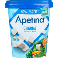 Apetina Witte kaasblokjes light Foto van Apetina Witte kaasblokjes light