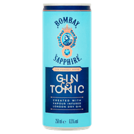 Bombay Sapphire & tonic Foto van Bombay Sapphire & tonic