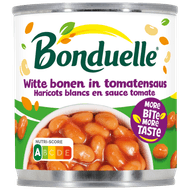 Bonduelle Witte bonen in tomatensaus Foto van Bonduelle Witte bonen in tomatensaus