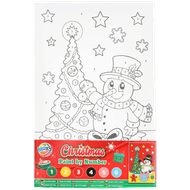 Kerst canvas schilderen Foto van Kerst canvas schilderen