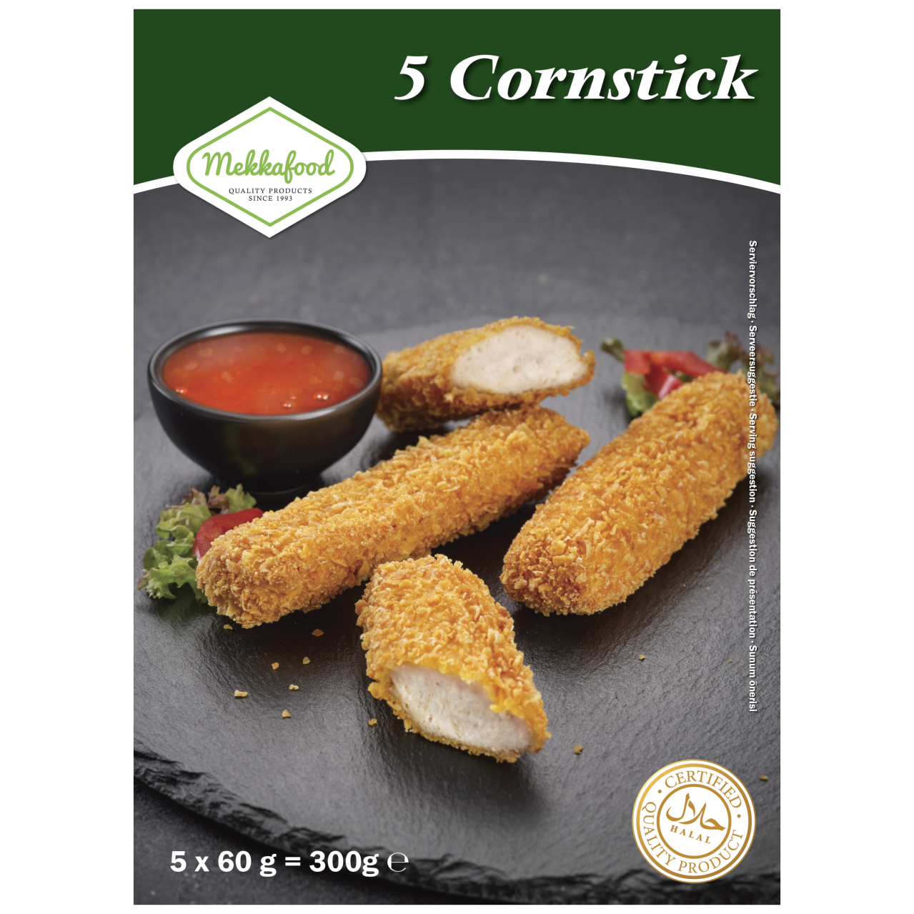 Mekkafood Cornstick 5 stuks