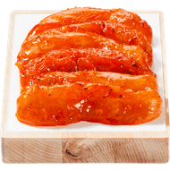 Vleeschmeesters Kiphaasjes gemarineerd Foto van Vleeschmeesters Kiphaasjes gemarineerd