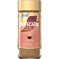 Nescafé Gold oploskoffie crema Foto van Nescafé Gold oploskoffie crema