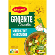Maggi Bouillonblokjes groente minder zout Foto van Maggi Bouillonblokjes groente minder zout