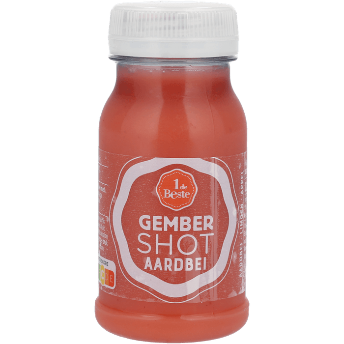 1 de Beste Shot aardbei gember limoen