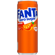 Foto van Fanta Orange zero
