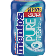Foto van Mentos Pure fresh strong euca-menthol 28 st.