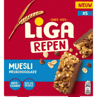 Foto van Liga Repen muesli melkchocolade