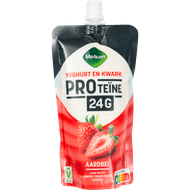 Melkan Protein pouch aardbei Foto van Melkan Protein pouch aardbei