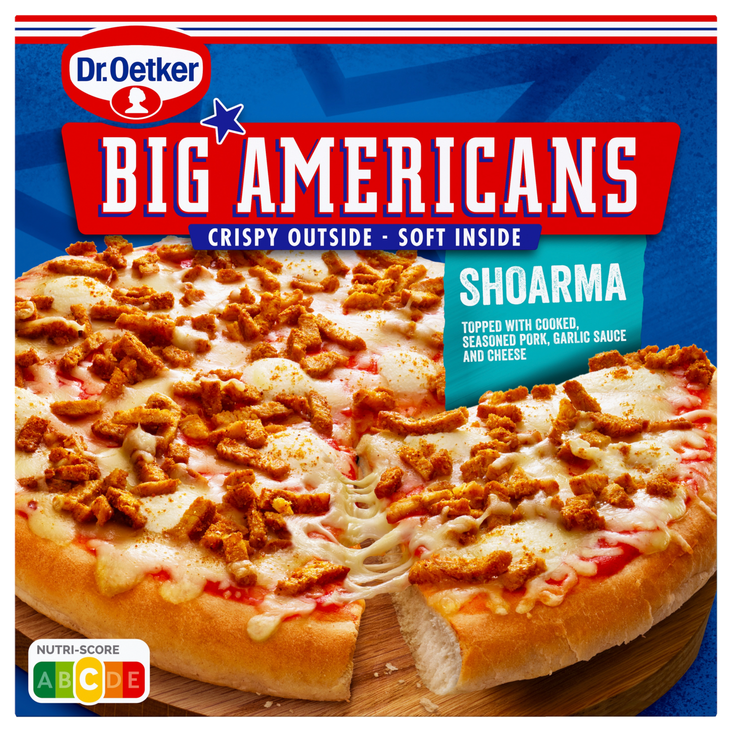Dr. Oetker Pizza big americans shoarma