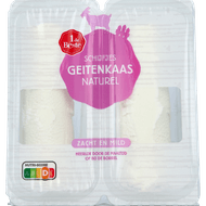 1 de Beste Verse geitenkaas naturel schijfjes Foto van 1 de Beste Verse geitenkaas naturel schijfjes