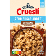 Quaker Cruesli zero suger choc Foto van Quaker Cruesli zero suger choc