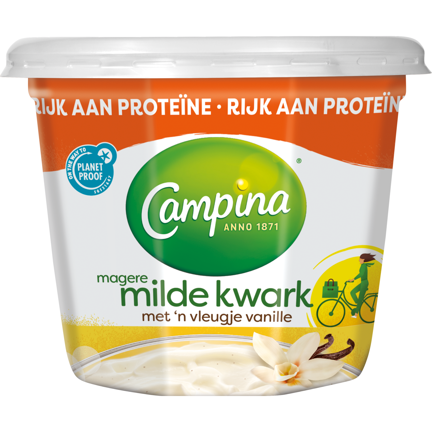 Campina Magere kwark met vanille
