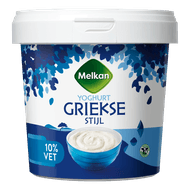 Melkan Yoghurt griekse stijl 10% vet Foto van Melkan Yoghurt griekse stijl 10% vet