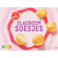 1 de Beste Slagroomsoesjes 27 stuks Foto van 1 de Beste Slagroomsoesjes 27 stuks