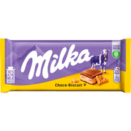 Milka Chocoladereep choco-biscuit Foto van Milka Chocoladereep choco-biscuit
