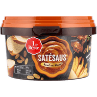 1 de Beste Satesaus kant en klaar Foto van 1 de Beste Satesaus kant en klaar