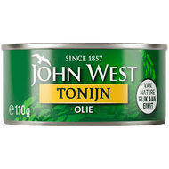 Foto van John West Tonijnstukken in zonnebloemolie