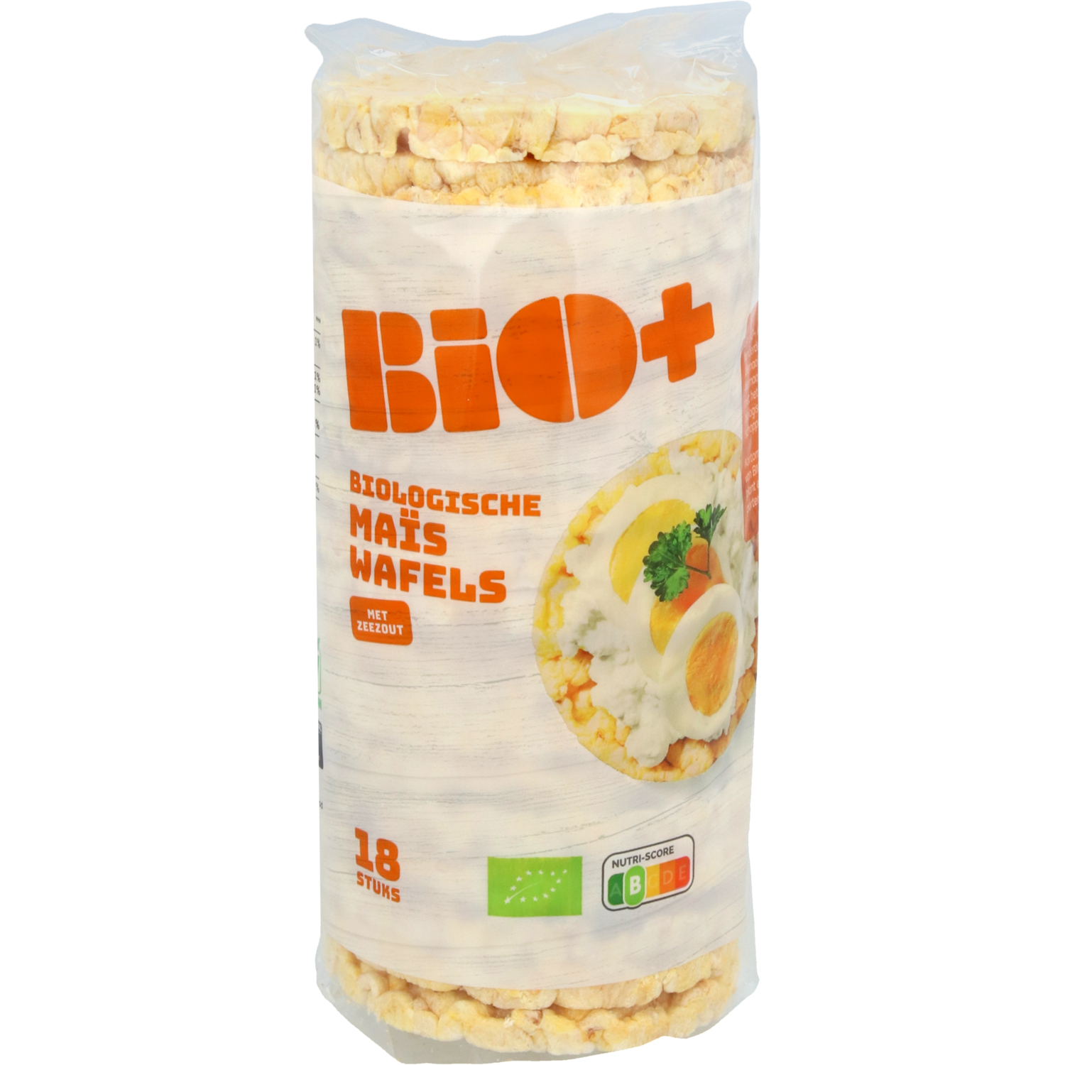 Bio+ Maiswafels met zeezout