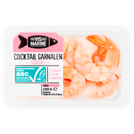 Vis Marine Cocktailgarnalen met staart Foto van Vis Marine Cocktailgarnalen met staart